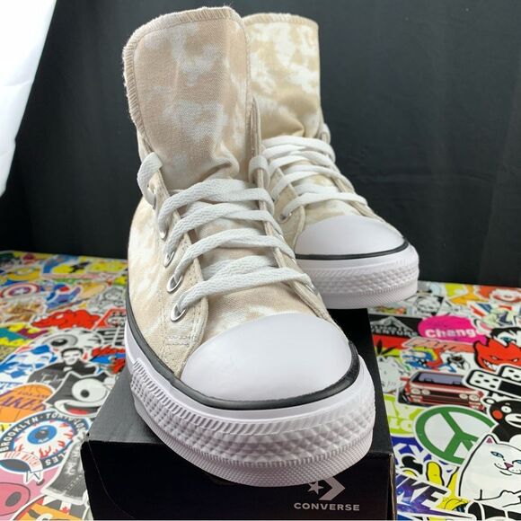 Converse All Star High Sand Dye Bleached Womens Various Sizes - Picture 6 of 14